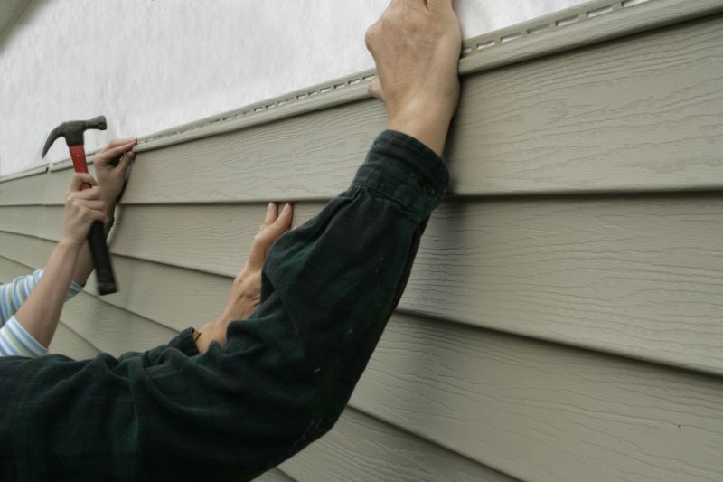 Vinyl Siding Repair in Action