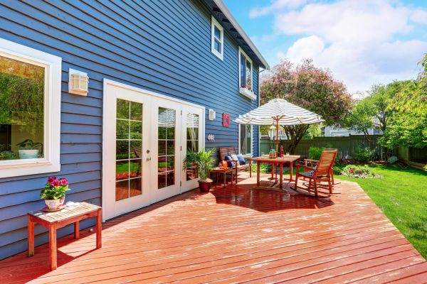 Blue Siding Installation in Crestview